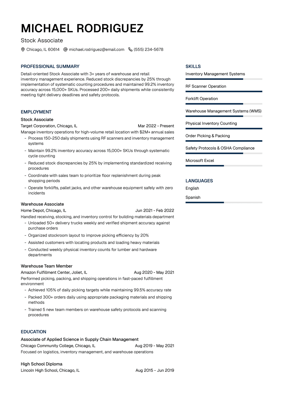 Stock Associate