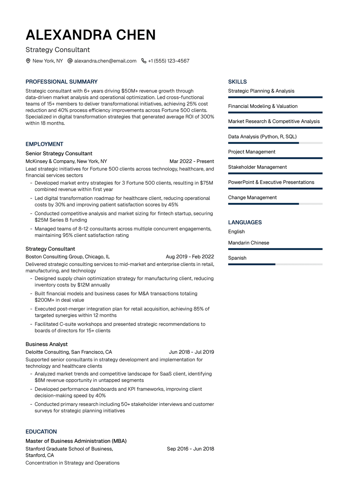 Strategy Consultant