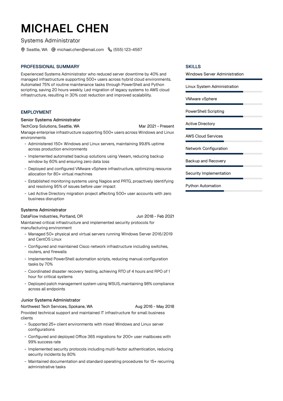 Systems Administrator