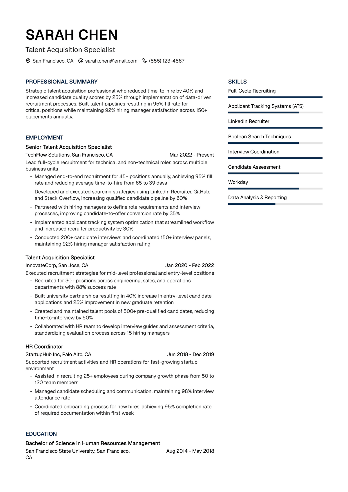 Talent Acquisition Specialist