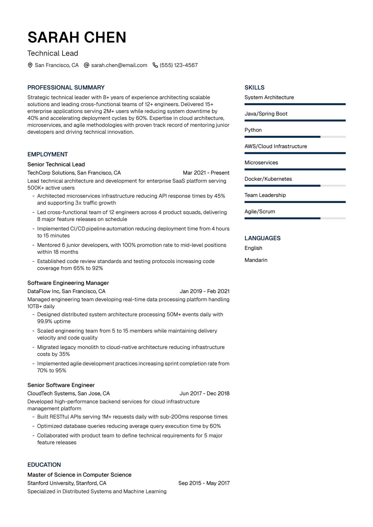 Technical Lead