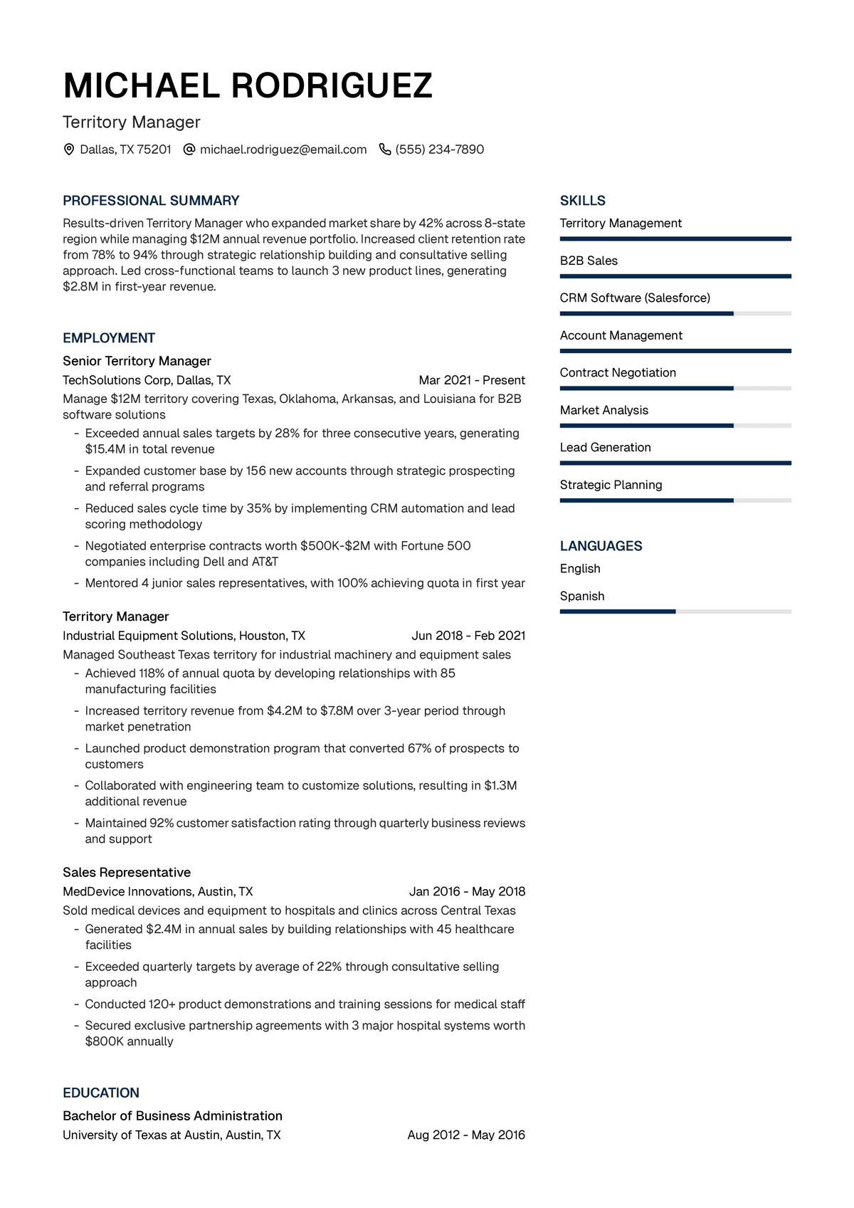 Territory Manager
