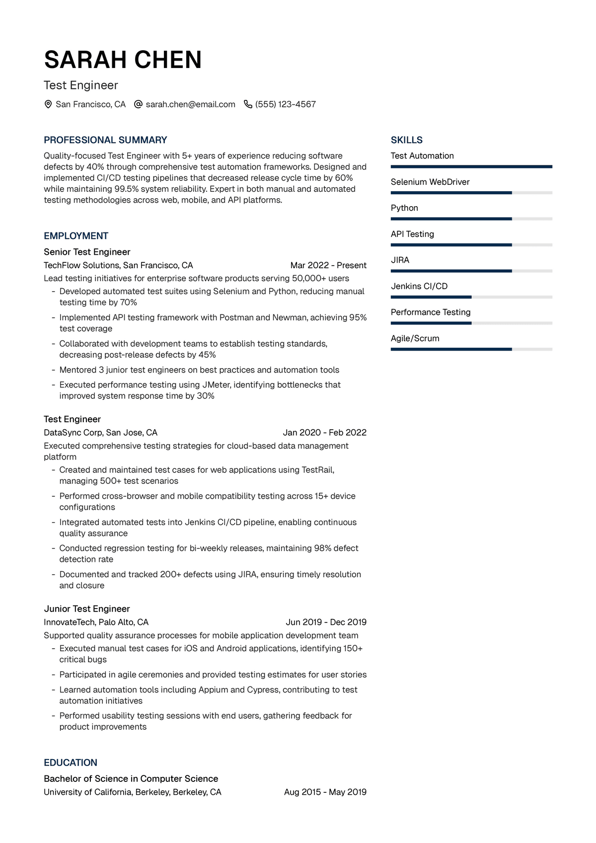 Test Engineer