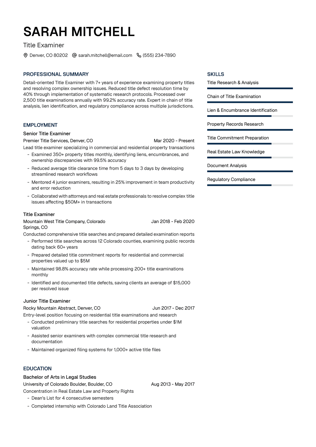 Title Examiner