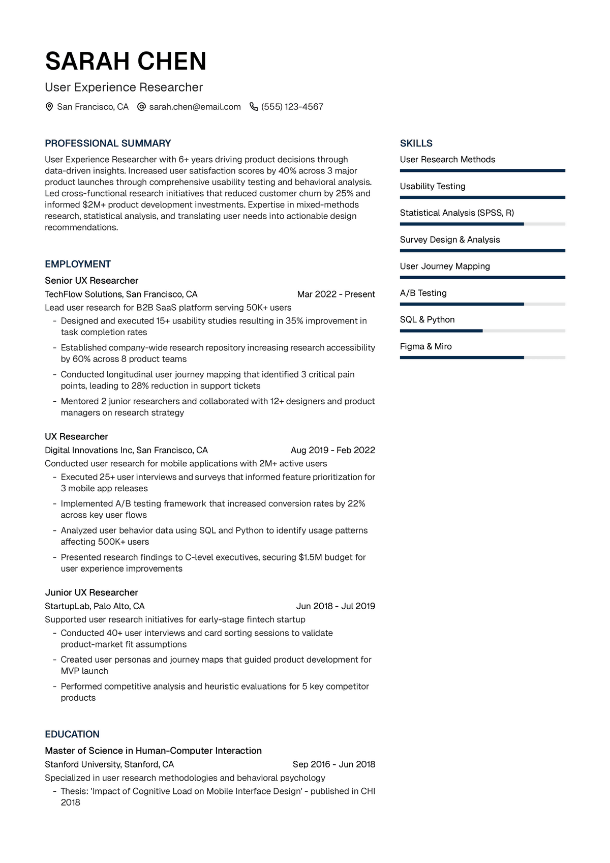 User Experience Researcher