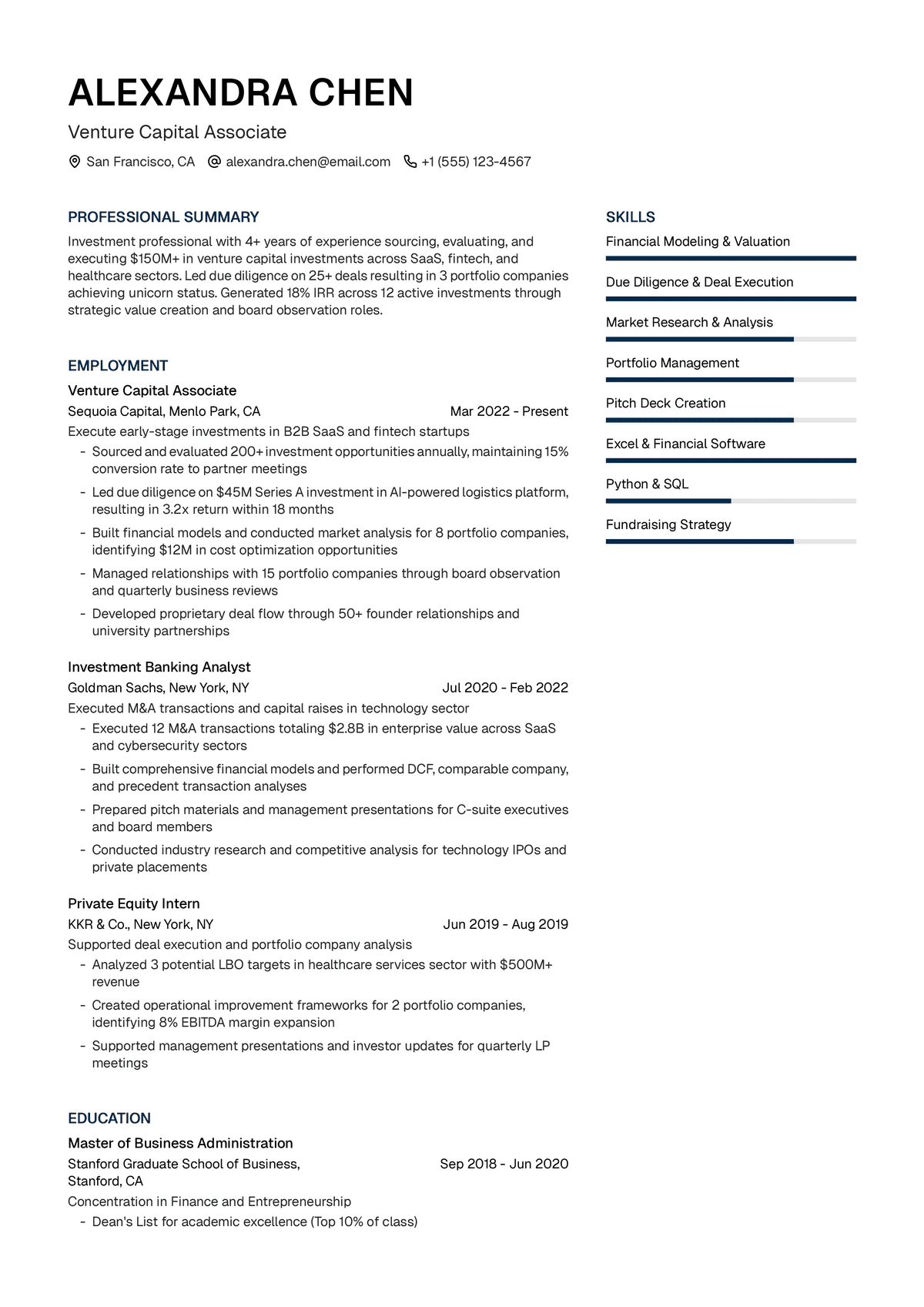 Venture Capital Associate