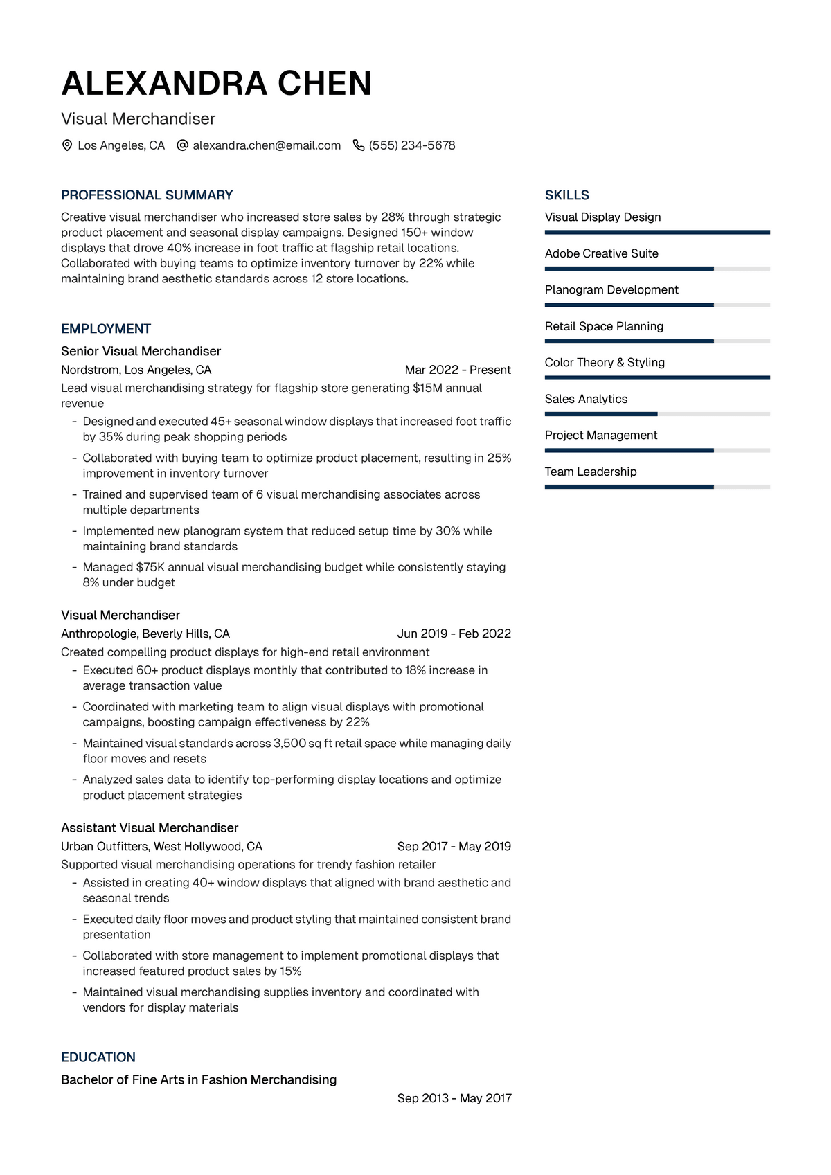 Visual Merchandiser