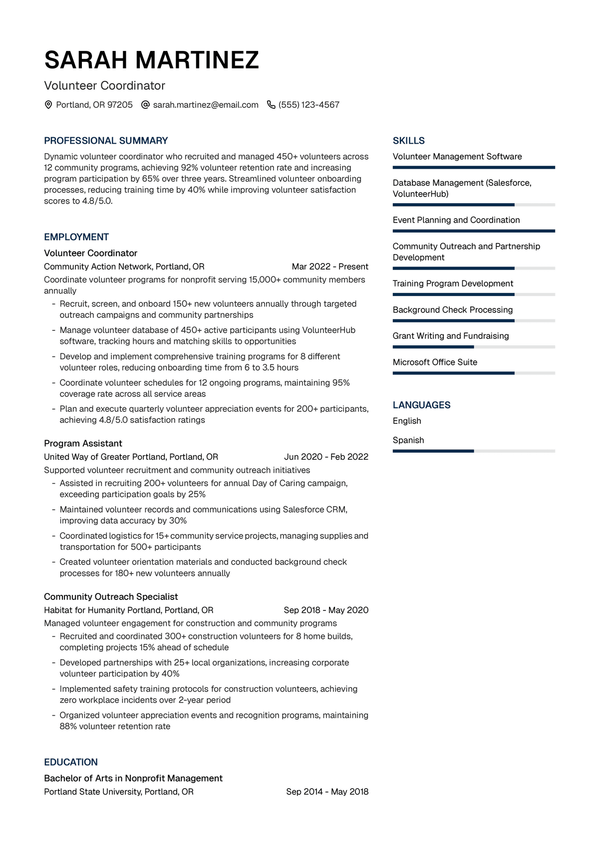 Volunteer Coordinator
